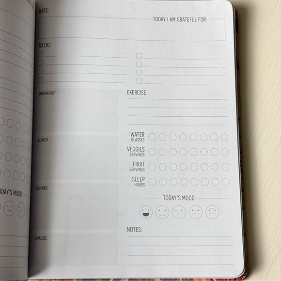 Inhale & Exhale Wellness Guided 96 Lined Pages Book - Picture 2 of 5